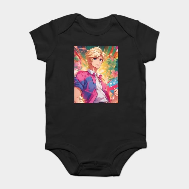 Experience the power of friendship Baby Bodysuit by animegirlnft